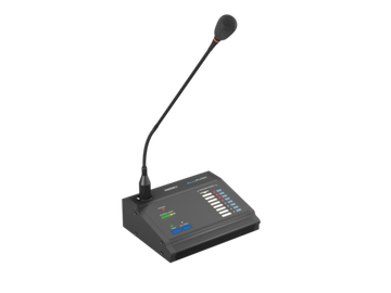 CVGAUDIO MCP-8 - удаленная настольная микрофонная консоль на 8 зон с возможностью выбора зоны вещания