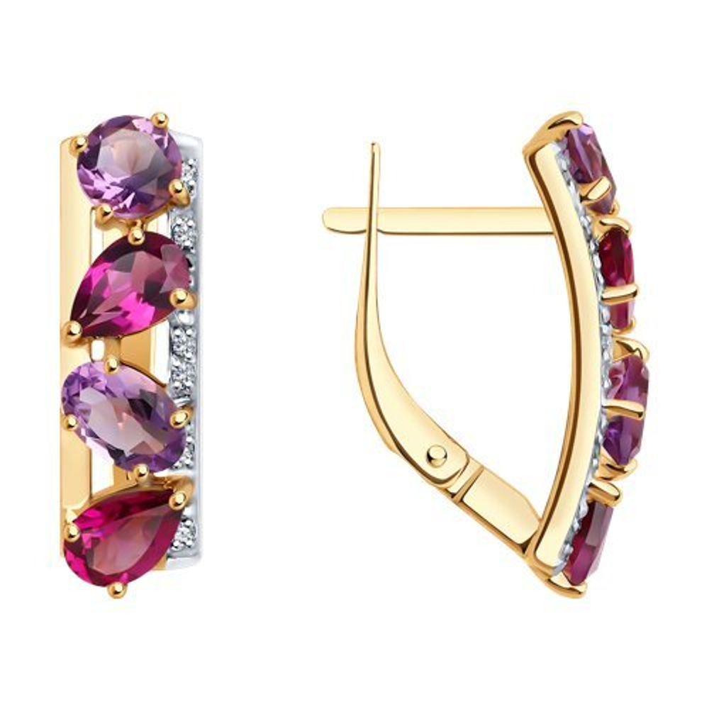 Серьги из золота 585 пробы