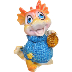 Фигурка «Дракоша Джон в свитере» 5,5*4*4,5 см, микс