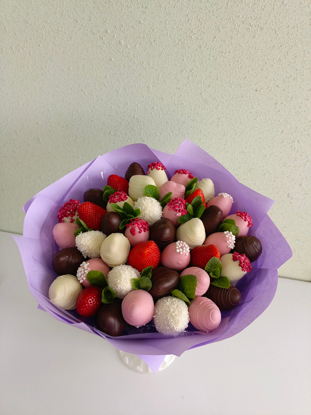 Букет из клубники в шоколаде