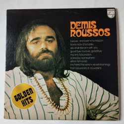 Винтажная виниловая пластинка LP Demis Roussos Golden Hits (France 1975) From Souvenirs To Souvenirs