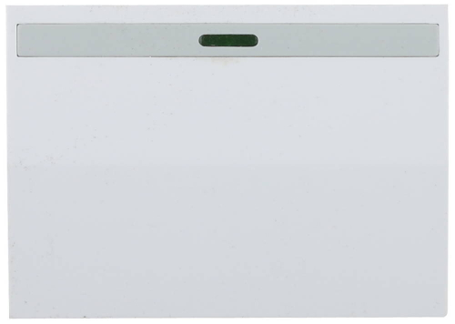 Выключатель СВЕТОЗАР ″ЭФФЕКТ″ проходной, с эффектом свечения, одноклавишный, без вставки и рамки, белый, 10A/~250B