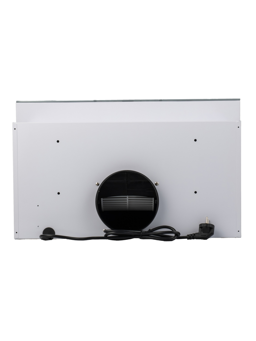 Вытяжка кухонная MACBI Perfa-60G-baf (WHITE) белый, D150мм, 1200м3/ч, полновстраиваемая, мотор 230Ватт, стекло 60см, сенсорное управление + управление жестами