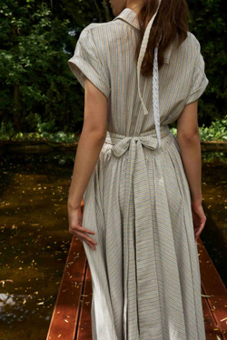 Платье-рубашка с поясом