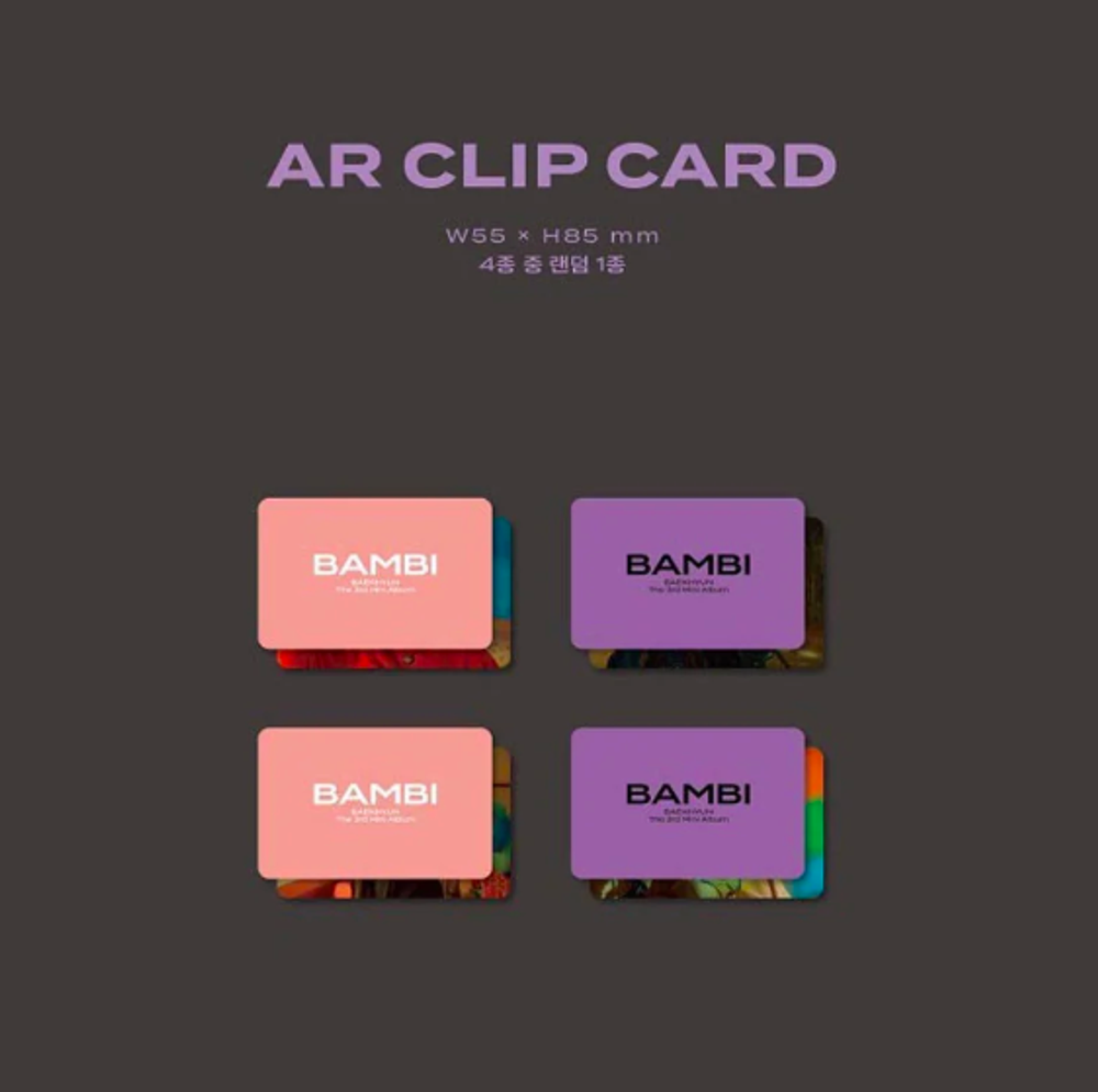 Альбом BAEKHYUN - BAMBI (3RD MINI ALBUM) (JEWEL CASE VER.)