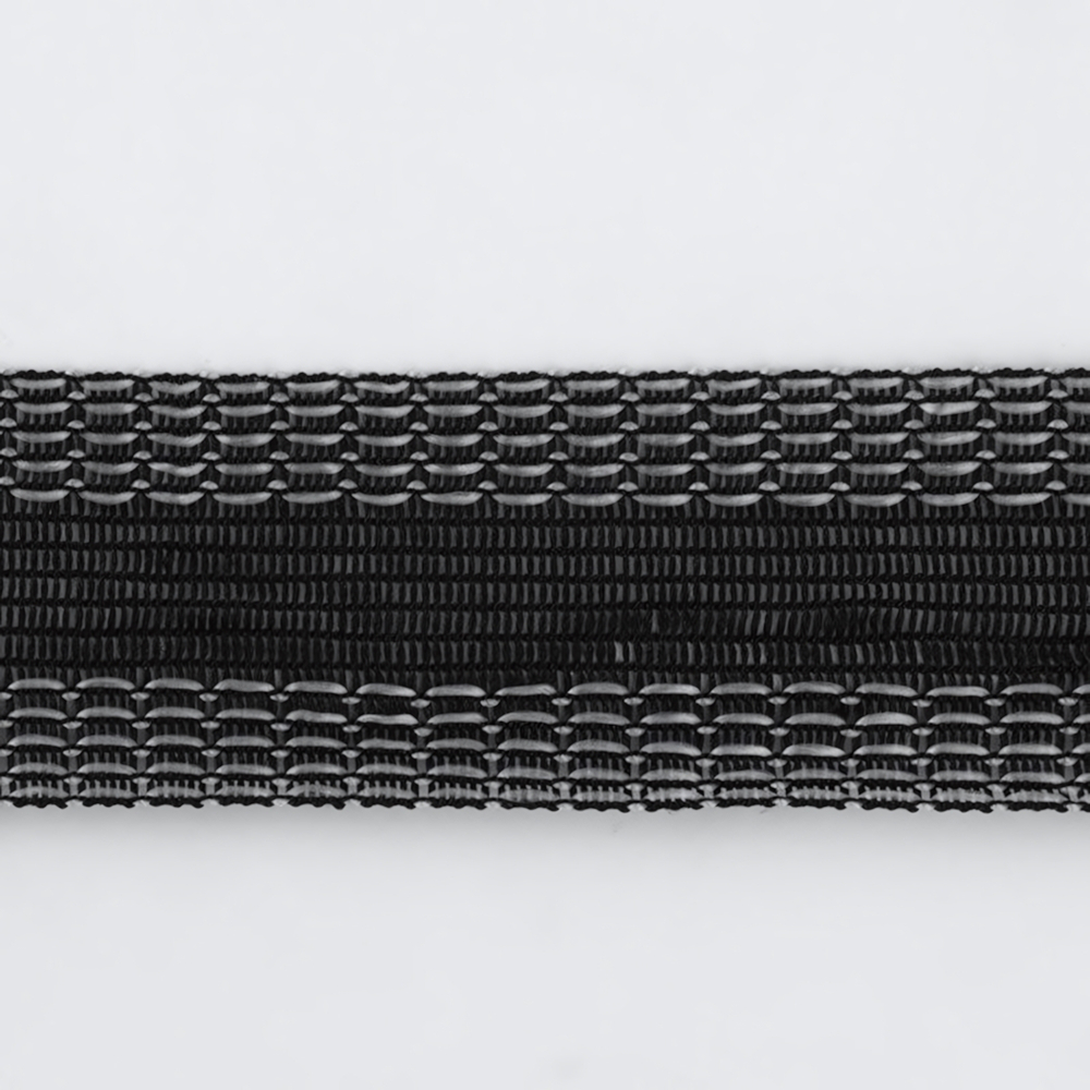 Лента для подгибания швов термоклеевая 25мм*1м, цвет черный