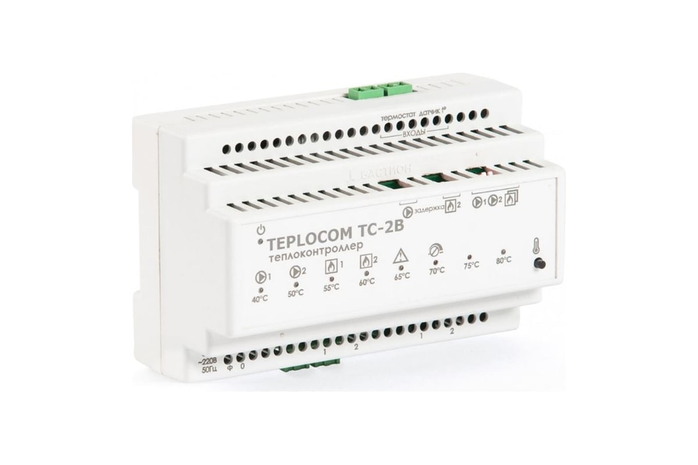 Теплоконтроллер для каскада котлов TEPLOCOM Каскад TC-2B