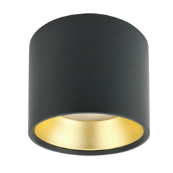 OL8 GX53 BK/GD Подсветка ЭРА Накладной под лампу Gx53, алюминий, цвет черный+золото