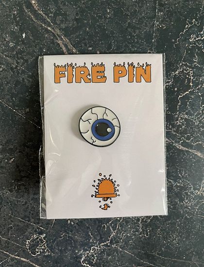 Значок металлический на одежду/Пин. Eye