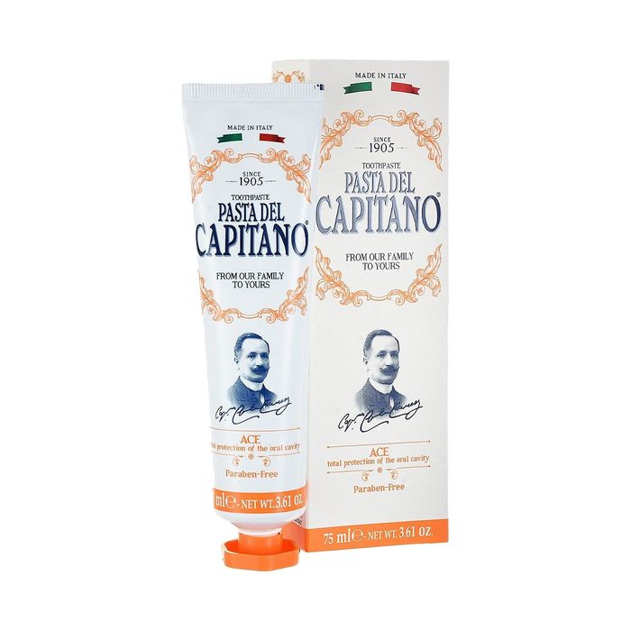 Pasta Del Capitano/Италия Зубная паста с витаминами А С Е 75мл