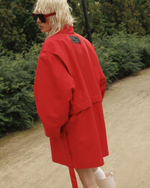 SHORT TRENCH COAT GRENADINE