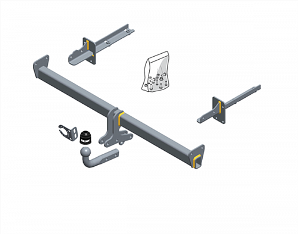 Фаркоп Brink (Thule) 684100 для Honda CR-V 2018-(паспорт и сертификат в комплекте)(без электрики)