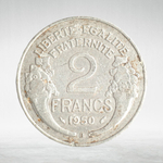 France, 2 Francs 1950 - Light Type, VF