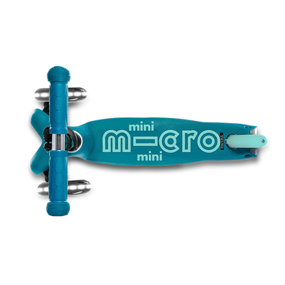 Самокат Mini Micro Deluxe LED Аква