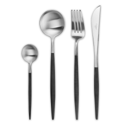 Набор столовых приборов на 6 персон 24 предмета Cutipol Goa Brushed в подарочной упаковке