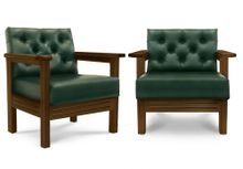 Кресло Версаль ясень (№5,Винилискожа (Mahogany) цвет № 202,Винилискожа Mahogany)