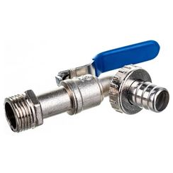 Кран шаровой AQUALINK водоразборный под шланг 1/2 ручка ECO (20/18/0)