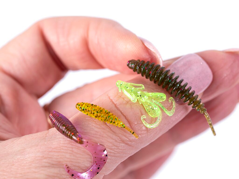 Твистеры съедобные LJ Pro Series Perch Snack Pack / MIX1 / 67 шт