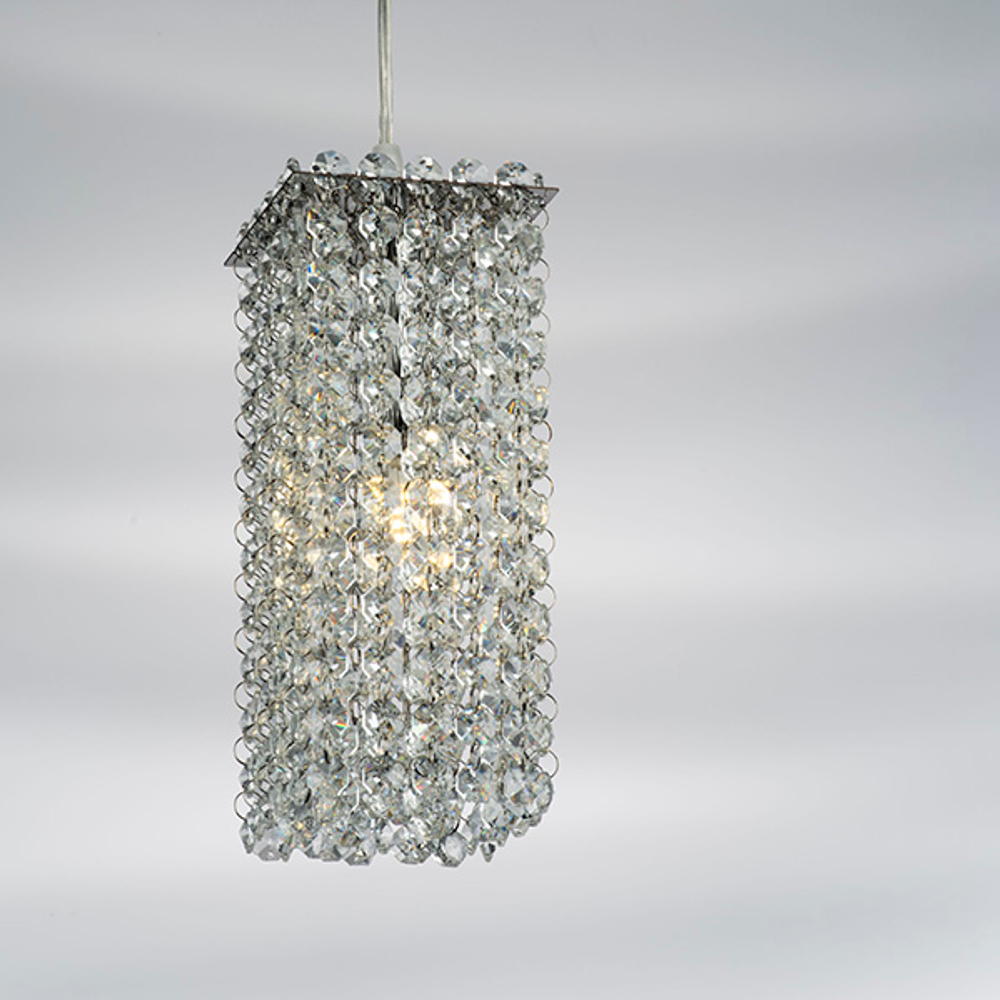 795424 Подвес CRISTALLO 1х40W G9 ХРОМ