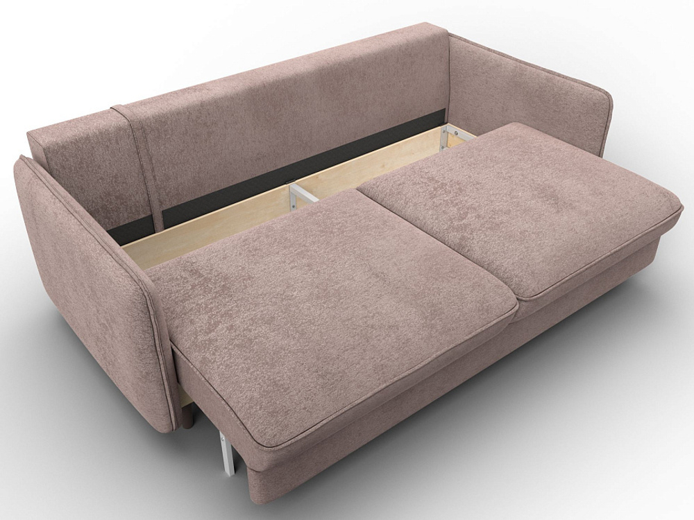 Диван прямой Лига-064 НПБ ВЕЛЮР TOWER 05 бежевый