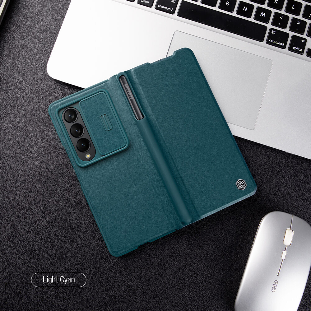 Кожаный чехол-книжка Nillkin Leather Qin Pro для Samsung Galaxy Z Fold 4