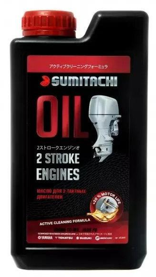 Масло моторное SUMITACHI 2T TC-W3 1л п/с