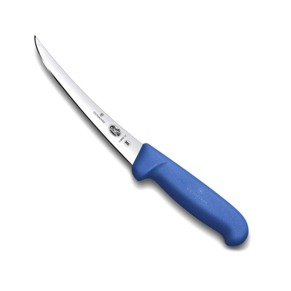 Нож Victorinox разделочный для мяса, лезвие 15 см прямое, синий