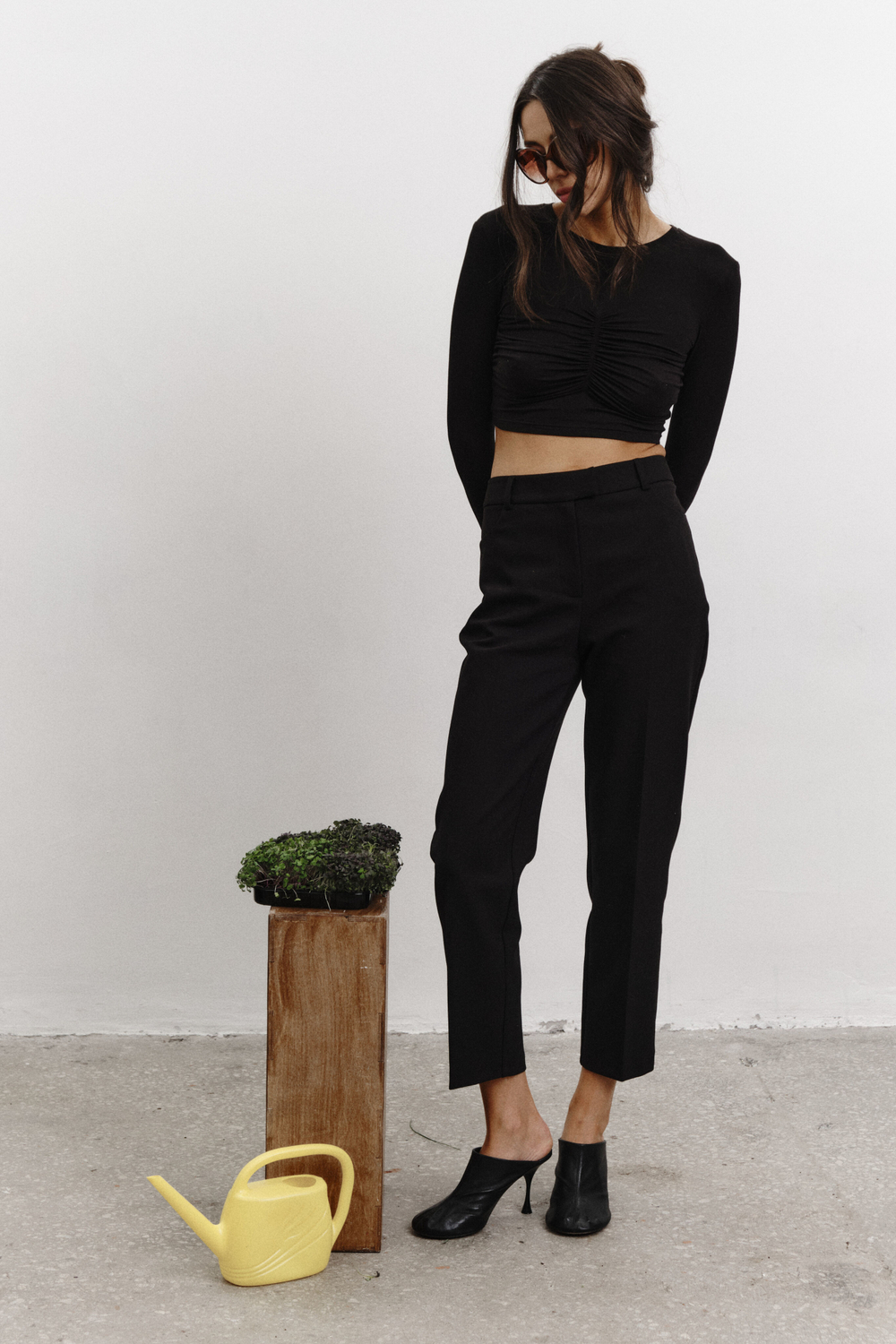 Брюки укороченные BLACK SWAN | Черный