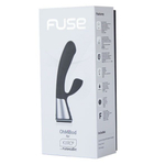 Чёрный интерактивный вибратор Kiiroo Ohmibod Fuse - 18 см. (Цвет: черный)