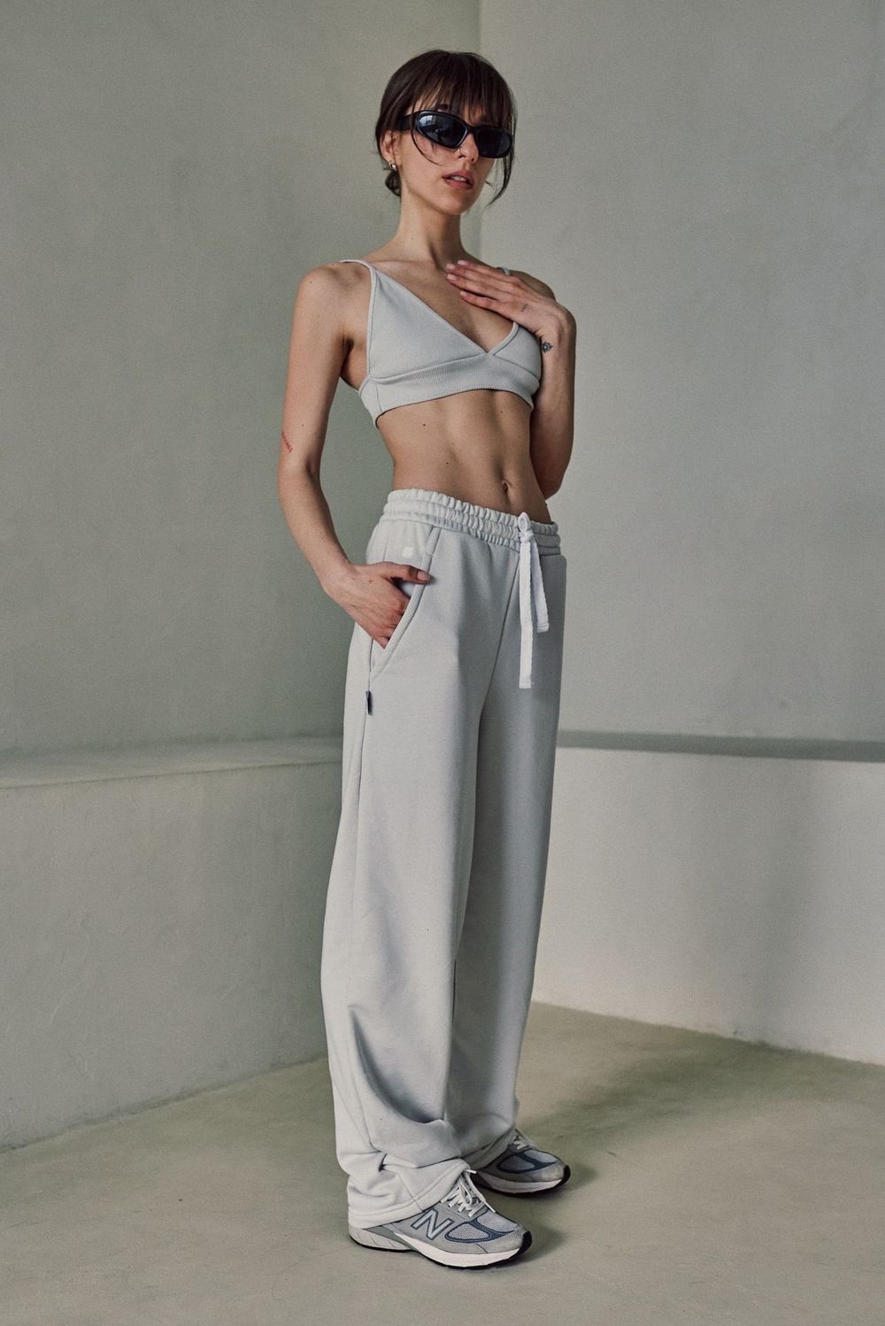 Топ One Two Hailey Grey Glacier