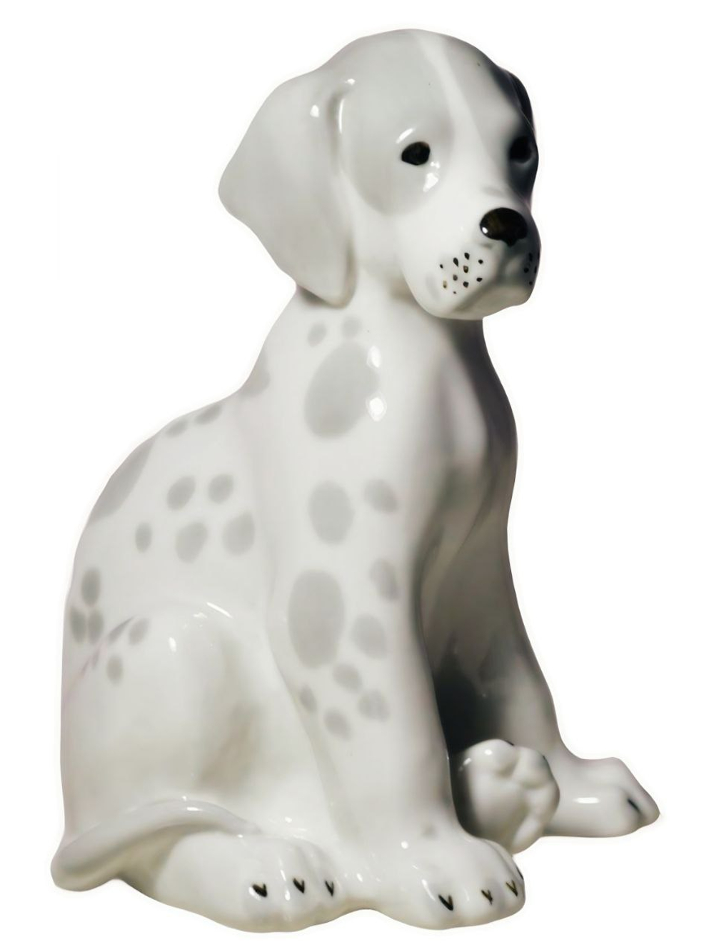 Фарфоровая статуэтка "Щенок мраморного дога" ЛФЗ