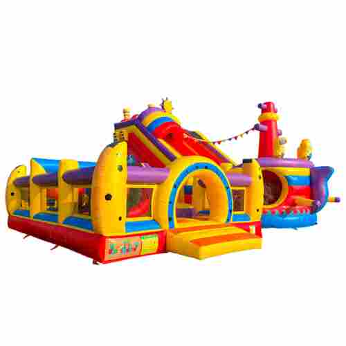 Коммерческий надувной батут «Затерянный остров», 10*9*6 м