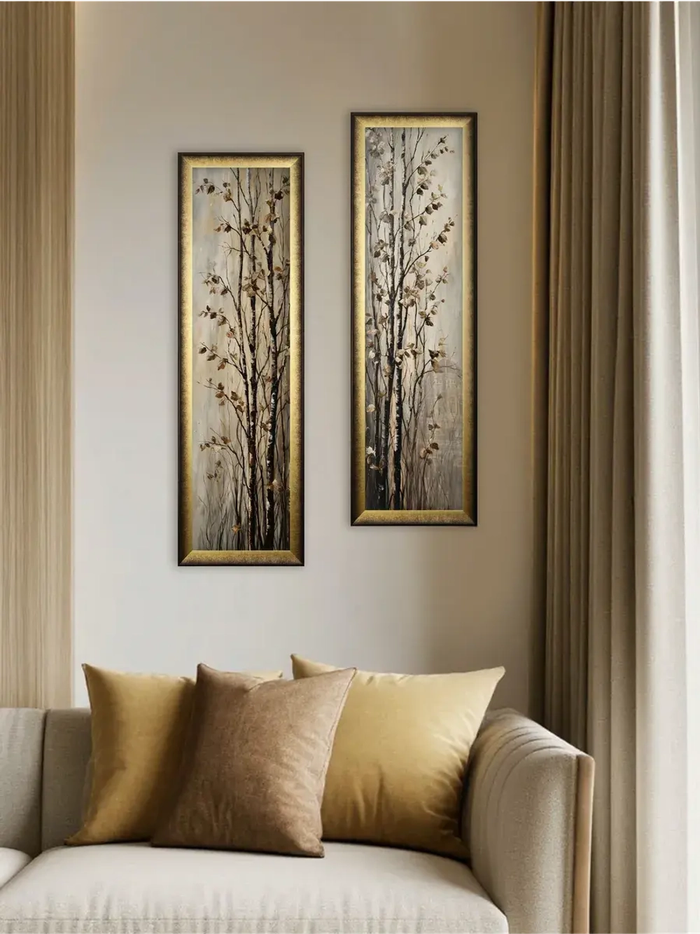 Картина настенная интерьерная на холсте 82*25 см