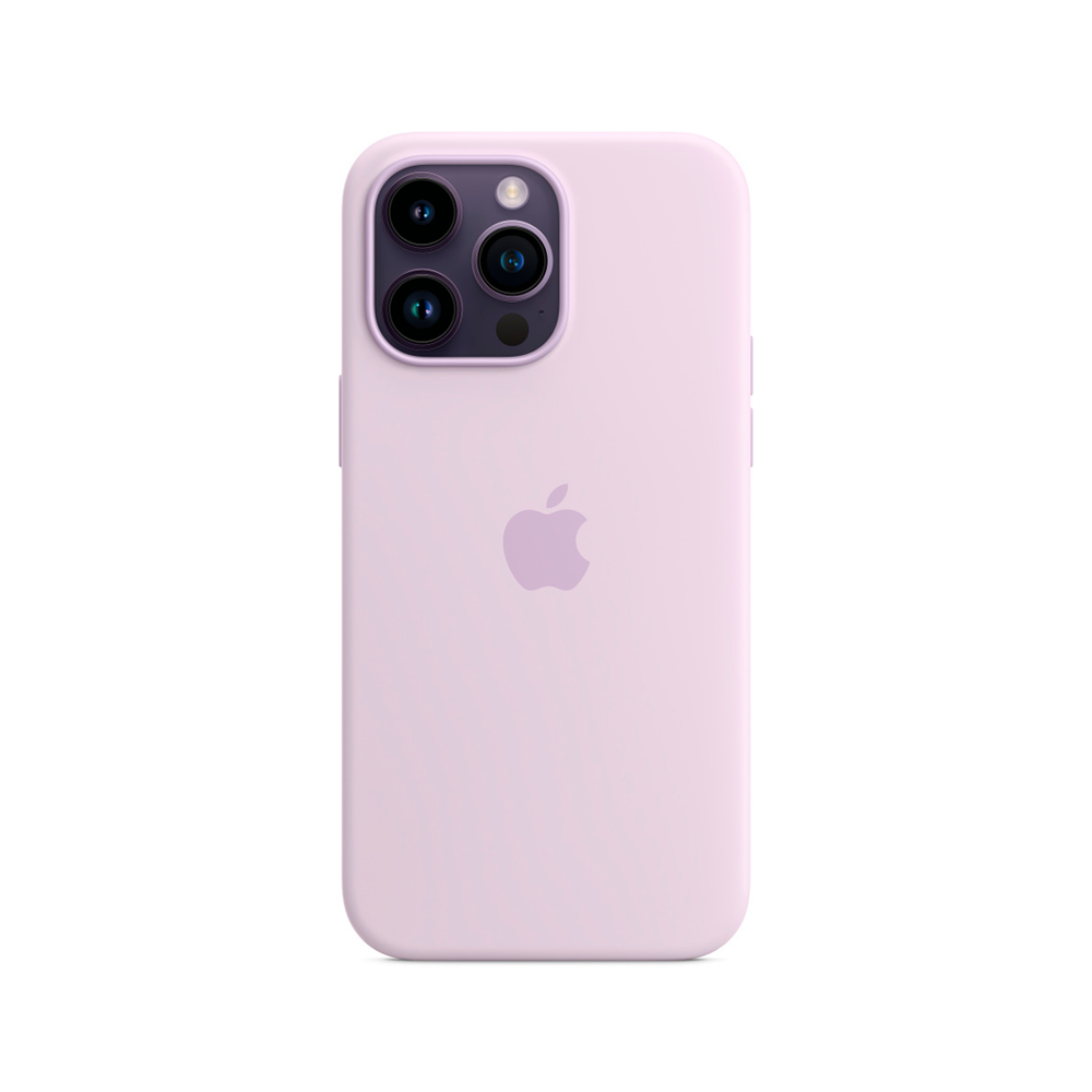 Силиконовый чехол с поддержкой MagSafe Apple Silicone Case для iPhone 14 Pro Max, Lilac (Сиреневый)