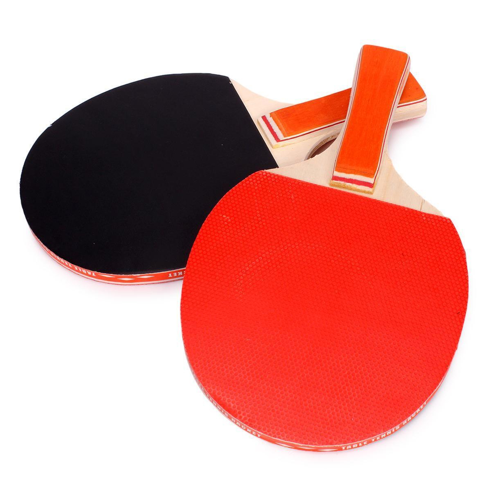 Набор настольного тенниса 2 ракетки+3 мяч, в сумке, 25х15см, толщина ракетки 0,7 см, с-30269