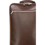 Brunello Cucinelli Zip Closure Leather Trolley Bag 20 Inch Unisex