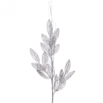 Ветка декоративная «Лесная сказка» 75 см, Серебро