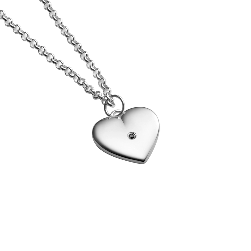 Колье Джуд – Эмалевое сердце