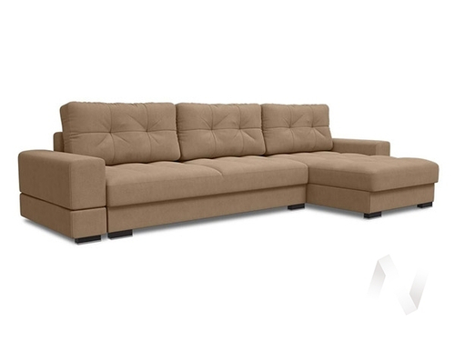 Диван угловой Полярис 3 (ДУ) LUMA 05 (бежевый)