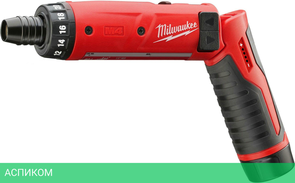 Электрооотвертка Milwaukee M4 D-202B (4933440475)