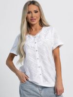 Блуза Вологодские кружева НЬЮ (белая) Б16111-18М LT Collection