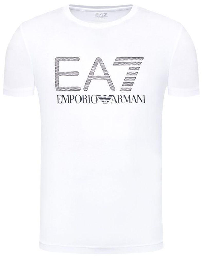 Мужская теннисная футболка EA7 Man Jersey T-Shirt - white