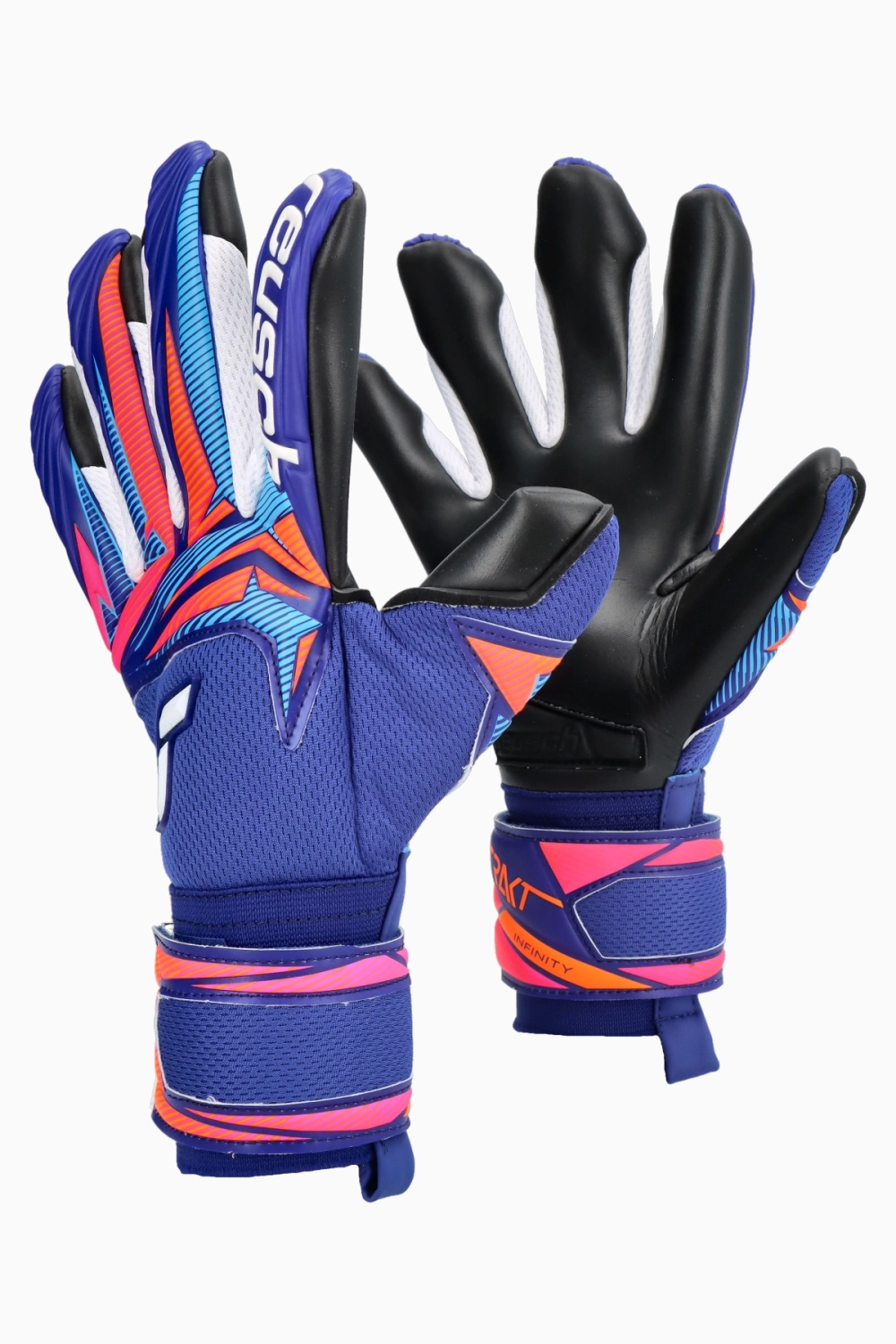 Вратарские перчатки Reusch Attrakt Infinity Evolution NC - синий