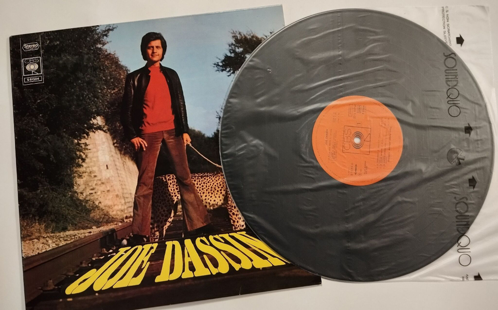 Винтажная виниловая пластинка LP Joe Dassin Club Edition (Holland 1970)