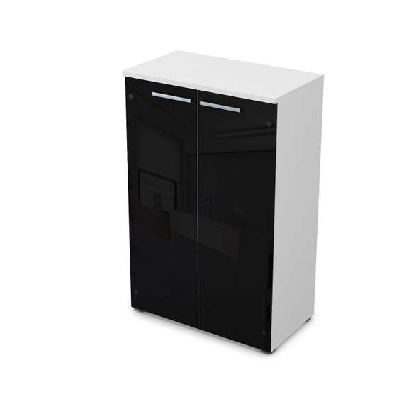 9Ш.017.7 Шкаф средний со стеклом (800*450*1245)