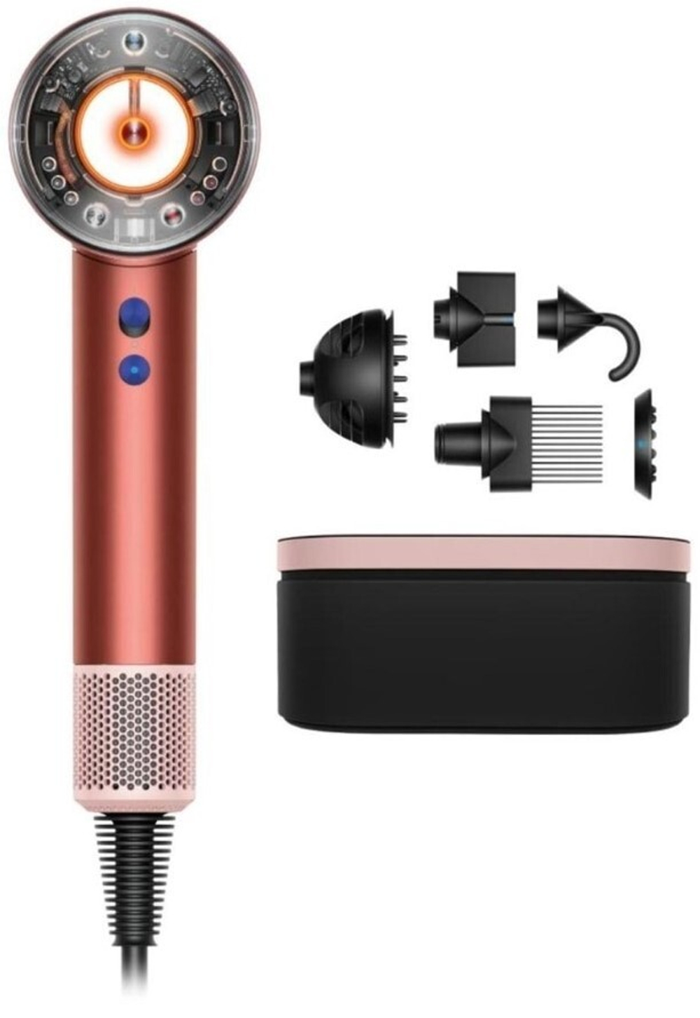 Фен Dyson Supersonic HD16 Strawberry Bronze/ Blush Pink с кейсом