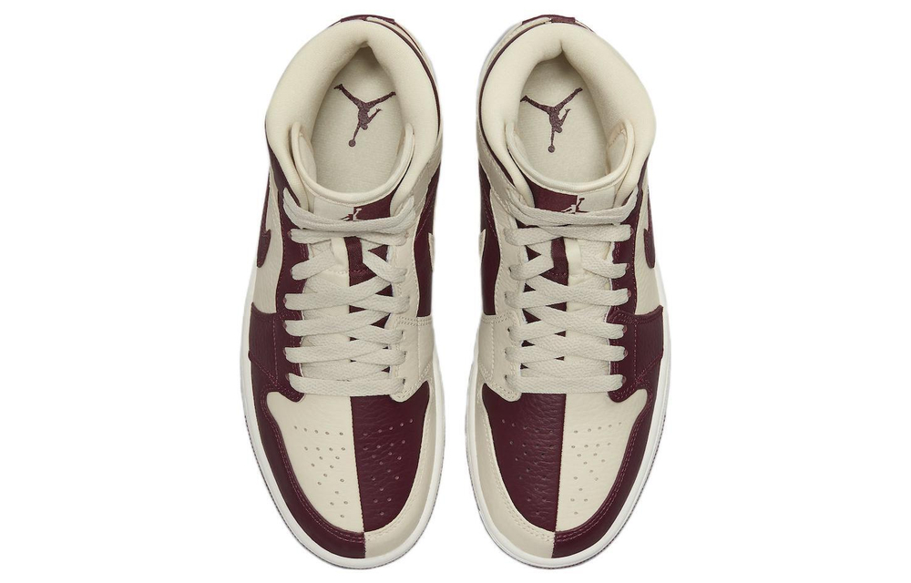 Кроссовки Jordan Air Jordan 1 Mid Se "Beach Cherrywood" (Женская размерная сетка)
