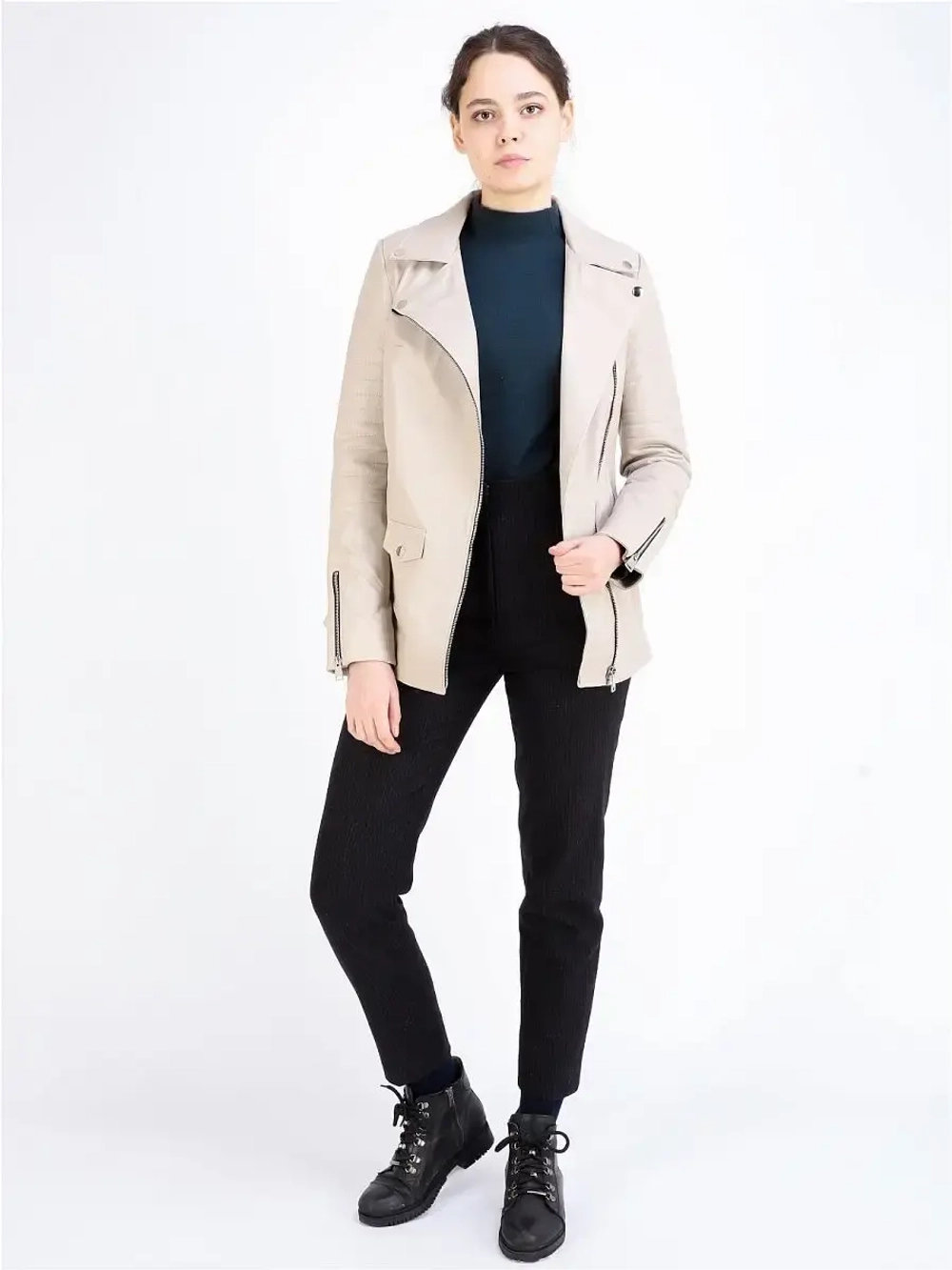 Женская кожаная куртка/натуральная кожа/косуха/Турция