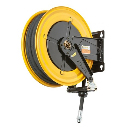 Катушка для раздачи смазки 400 бар, шланг 10 м, диаметр 3/8", неповоротная, ECODORA (Италия)