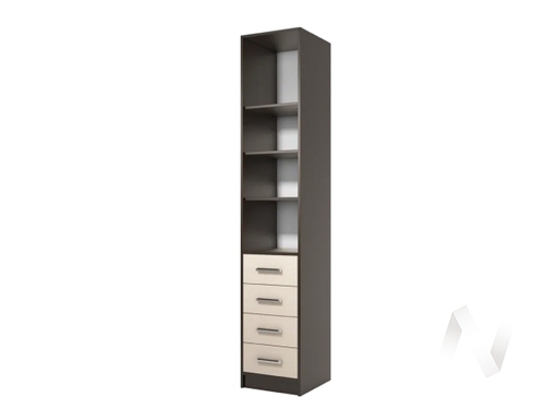 Пенал с ящиками сек №29 Прихожая ДИАНА-4 (венге/дуб молочный)